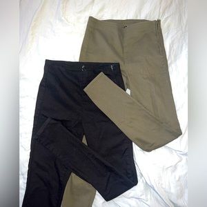 H&M side zip skinny pant set